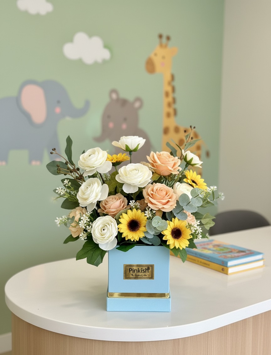 Golden Harvest floral arrangement